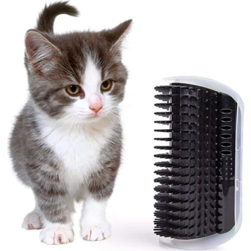 Pet Products Cats Brush Corner Cat Massage Self Groomer Comb Brush Cat Rubs the Face with a Tickling Comb Cat Product Tools