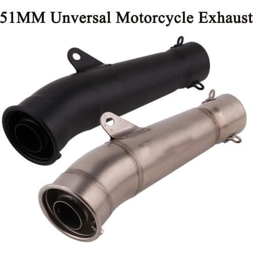 51mm Motorcycle Exhaust Pipe Muffler GP Racing Exhaust Mufflers Exhaust Pipe With DB Killer For Most Motors Z250 MT-03 GSXR 150