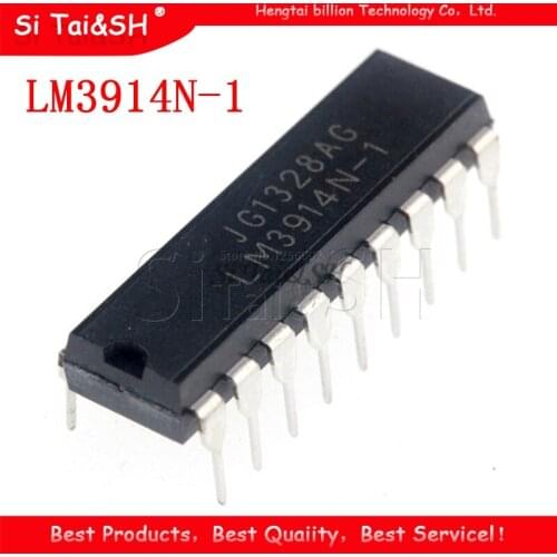 5PCS LM3914N-1 LM3915N-1 LM3916N-1 DIP LM3914N LM3915N LM3916 new and original IC
