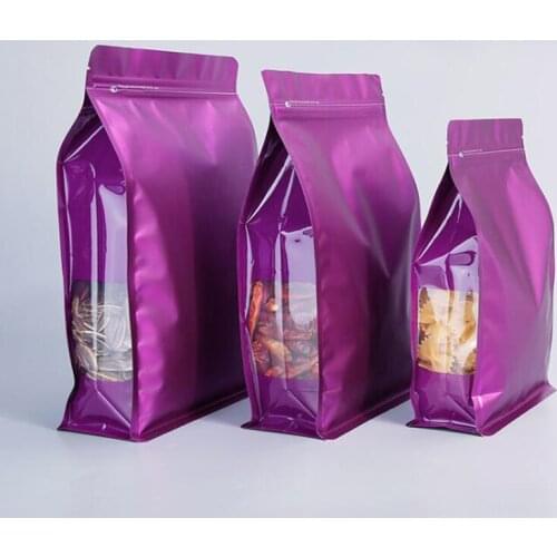 50pcs Color Stand Up Ziplock Pouch Plastic Ziplock Reclosable Packing Bags For Business Plastic Bag With Zipper Jewelry Packing