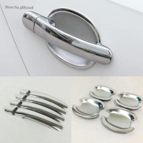 ABS Chrome Car Styling For JETTA MK6 Accessories 2015-2018 inner door Bowl protector frame Cover Trim