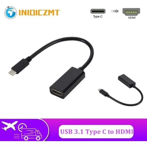 USB-C to HDMI Adapter Type C to HDMI Adapter USB 3.1 Male to Female Converter for MacBook2016/Huawei Matebook/Smasung