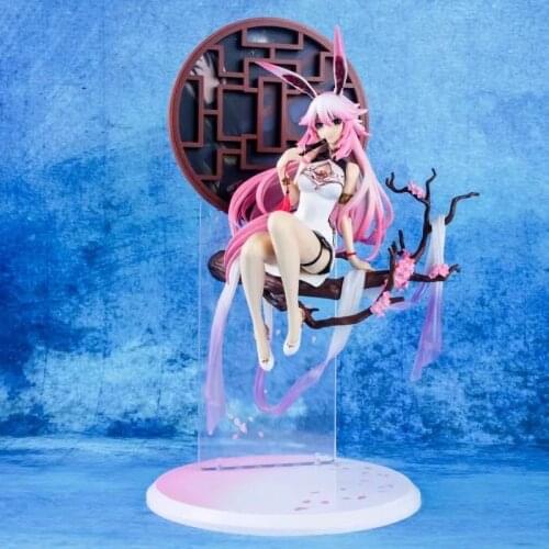 Anime Honkai Impact 3rd Cheongsam Sakura Yae Bunny Ver. 1/8 Scale Painted PVC Action Figure Collection Model Toys Doll Gifts