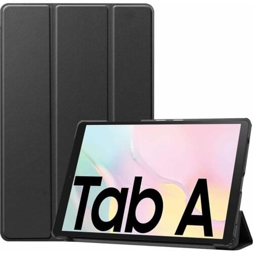 Book Flip Cover Case for Samsung Galaxy Tab A7 10.4 T500 T505 SM-T507 Tablet + Soft PET Clear Screen Protector