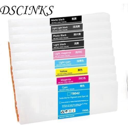 9color are available T8041 T8042 T8043 T8044 T8045 T8046 T8047 T8048 T8049 Refill ink cartridge for Epson P6000 P800 with chip