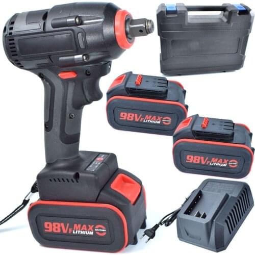 98VF 520N.m 20000mah Brushless Wrench Li-ion Battery Electric Wrench Cordless Waterproof Impact Wrench