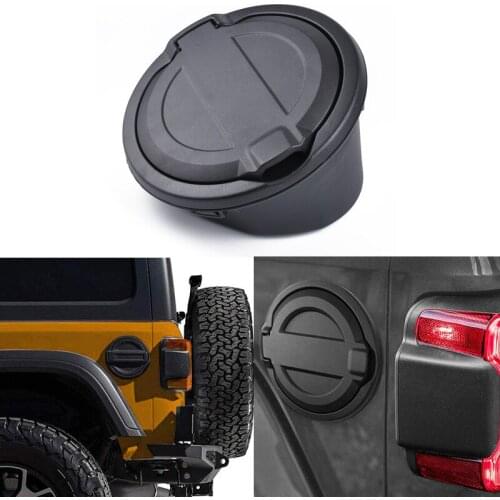 Tank Cover Fuel Cover Gas Oil Cap Exterior Car Parts Auto Replacement Parts Steel ABS Plastic For Jeep Wrangler JL 2018 2019 Up