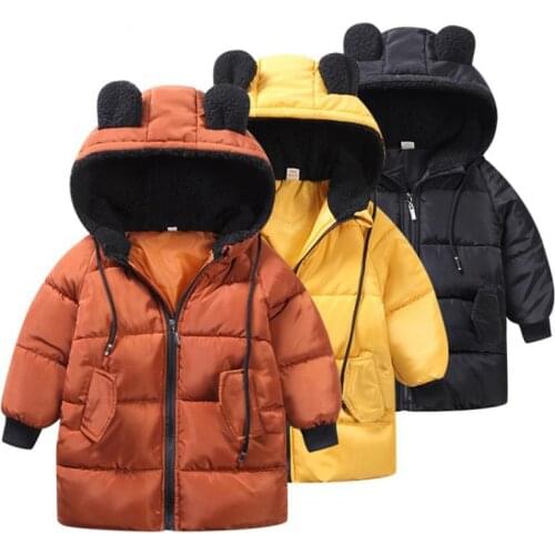 Infant Baby Jacket 2021 Autumn Winter Jacket For Baby Coats Kids Warm Hooded Outerwear Coat For Baby Boys Clothes Newborn Jacket