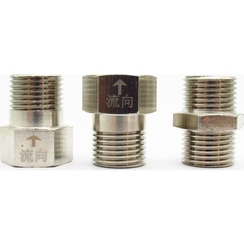 1/2" 3/4" 1" BSP Male Female Thread Brass Check Valve One Way Non-return Valve For Water Tank Water Heater Toilet