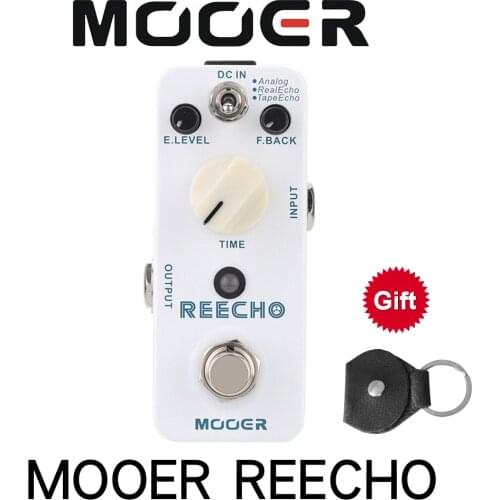 Mooer MDL2 Reecho Micro Guitar Effect Pedal Mini Digital Delay Electric Guitar Pedal True Bypass Guitar Parts & Accessories
