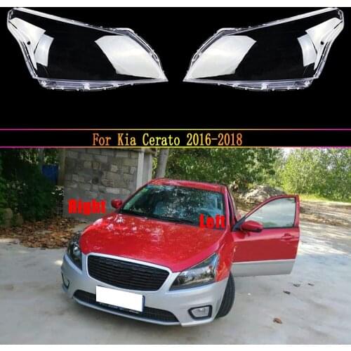 For Kia Cerato 2016 2017 2018 Headlamp Cover Car Headlight Lens Replacement Auto Shell