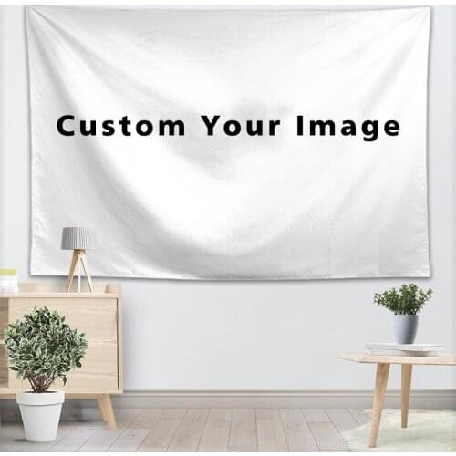 Customize Your Pattern Wall Tapestry Home Decoration Wall Carpet Rectangular Modern Printing Fabric Yoga Mat Blanket Tapestry