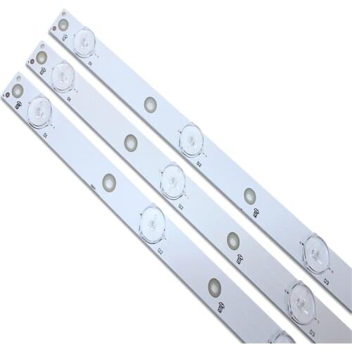 New Kit 6PCS 7LED(3V) 620mm LED backlight strip for KDL-32R330D 32PHS5301 32PFS5501 LB32080 V0 E465853 E349376 TPT315B5