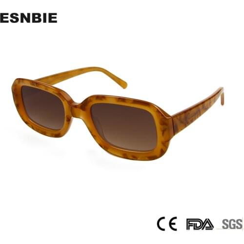 2021 New Fashion Square Sun Glasses Women Oversized Gentle Acetate Sunglasses Men Uv400 Brand Designer Oculos De Sol Masculino
