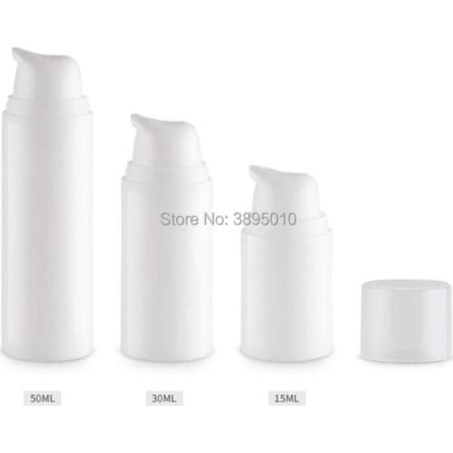 Plastic Airless Bottle For Cosmetic Empty Pump AS Refillable Bottle 15ML 30ML 50ML Cream Containers F565