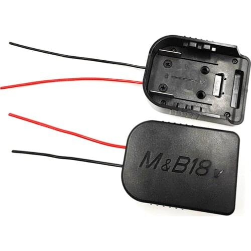 Li-Ion Battery Converter to DIY Cable Output Adapter for Makita 18V for Bosch 18V Lithium Battery Accessories