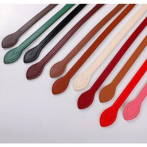 2 pcs 60cm PU Leather Bag Strap Women Shoulder Bag Handle Belt Ladies Replacement For Handbags Strap DIY Bag Accessories