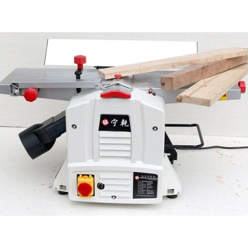 8 inches Flat Planer Planing Machine Table Press Thicknesser Carpenter Small Single-sided Household Multifunction Planer Tools