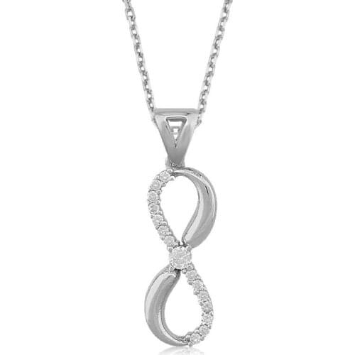 Tevuli 925 Sterling Silver Infinity Ladies Necklace