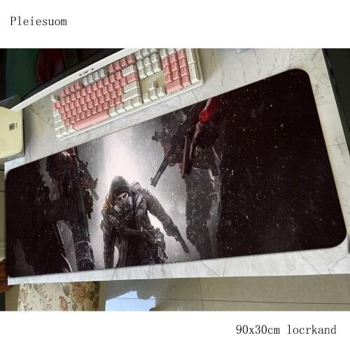 Tom clancys the division padmouse 800x300mm gaming mousepad mouse pad gamer computer desk Domineering mat notbook mousemat pc