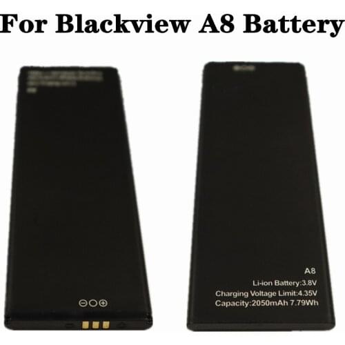 High Quality A8 Battery For Blackview A8 Black View 2050mAh High Capacity Replacement Mobile Phone Bateria Lithium Polymer