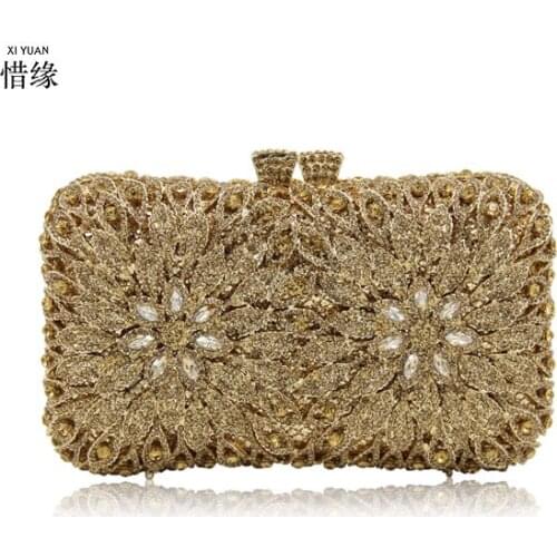XIYUAN BRAND 2018 new style high quality and luxury Bridesmaids evening bags bride party Day Clutches