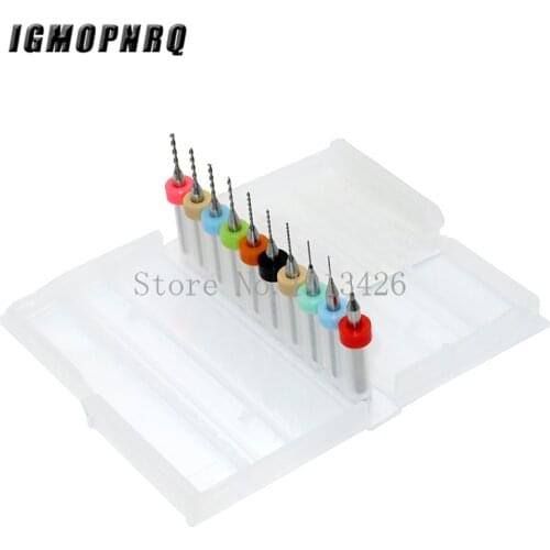 10pcs 0.3-1.2mm 100% New PCB Print Circuit Board Drill-Bits