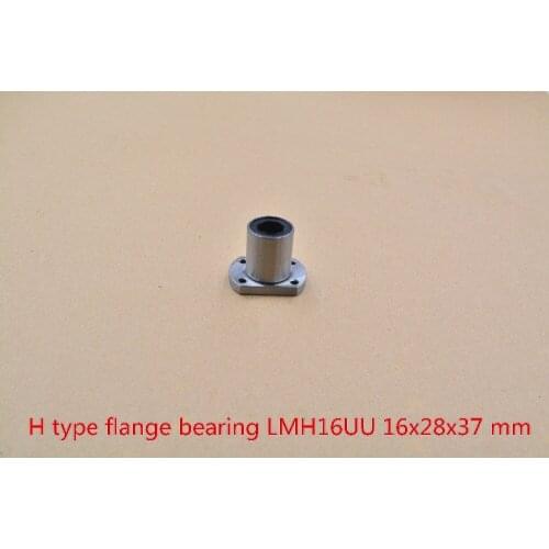 16mmx28mmx37mm LMH16UU LMT16UU oval flange linear ball bearing for 16mm rod round shaft cnc 1pcs
