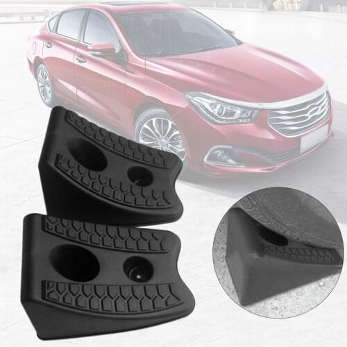 2pcs/set Car Auto Anti-slip Block PP Material Car Tyre Slip Stopper Control Wheel Alignment Block Tire Support Pad