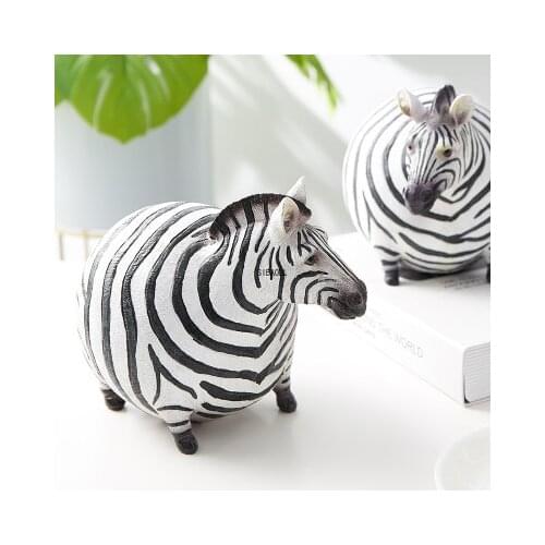 Zebra Statue Animal Statue Creative Style Nordic Home Accessories Home Decoration Home Figurines Office DecorationOrnaments