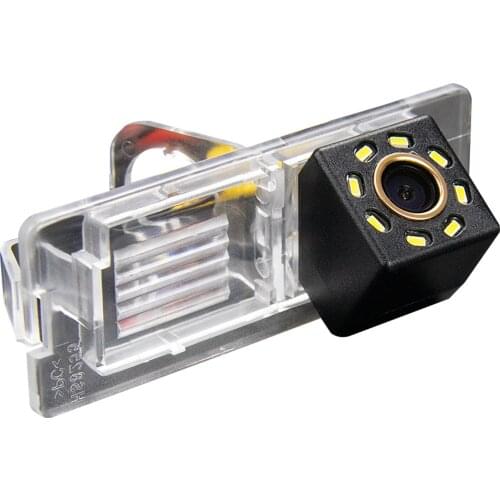 Misayaee Car Rear View Reverse Parking Camera Golden 8 LED for Renault Scenic 2 II Renault Grand Scenic 2003~2009