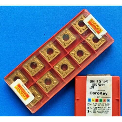 ORIGINAL 10PCS CARBIDE INSERT SNMG 190616-PR 4025