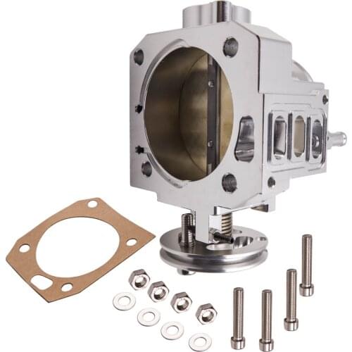 Engine Motor Intake Manifold Throttle Body For Honda Acura K20 K20A2 Silver 70mm