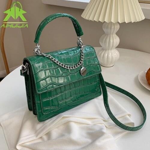 Fashion Womens Luxury Designer Stone Pattern Crossbody Shoulder Bags 2021 New High Quality PU Leather Chain Small Flap Handbag