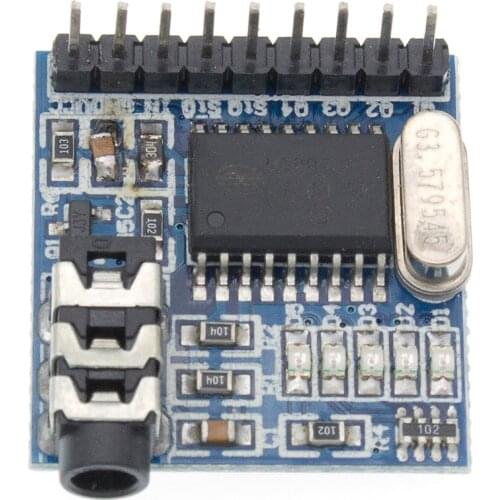 1PCS MT8870 DTMF Voice Decoding Module Phone Module Speech Decoding Voice Board Module LED Indicators With Pins