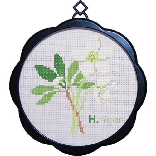 Strawberry flowers Cross Stitch Kits Funny Gifts set Embroidery Needlework Easy DIY kids cross-stitch kit With hood