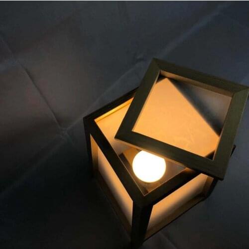 Japanese-style Art Deco Table Lamp Simple Modern Wooden Led Desk Lamp Scotch Bedroom Bedside Lamp Home Deco Solid Wood Droplight