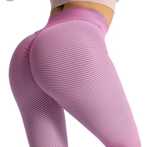 Sexy High Waist Striped Push Up Leggings Tights Pencil Pants Fitness Legging Autumn Trousers Streetwear Joggers Spodnie Pantalon