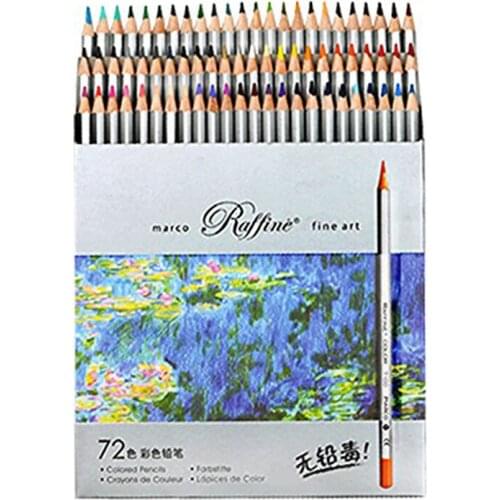 MARCO mark 7100 professional art color pencil 72 color oil lead color carton