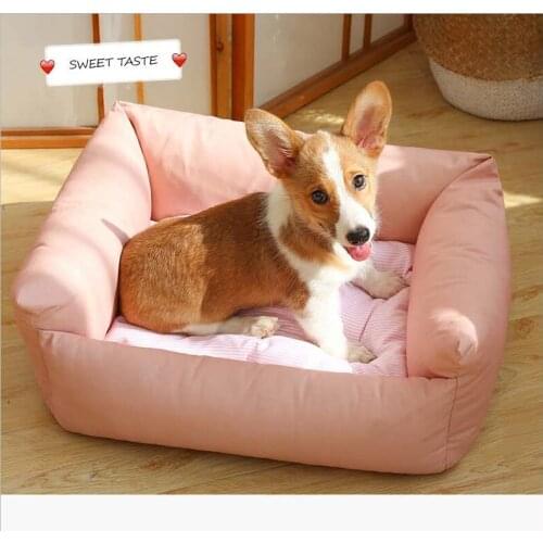 Dog Kennel For Small and Medium-Sized Teddy Method Bucket Can be Removed Washed High-Quality Cotton Material Non-Stic