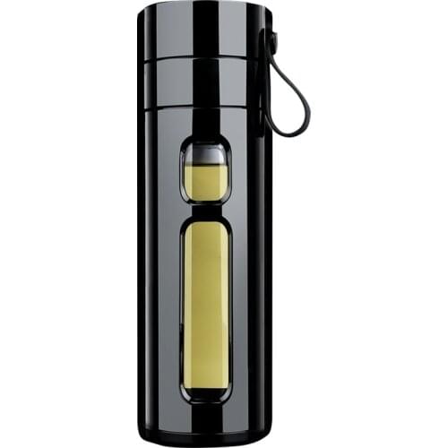 Filter Glass Water Bottles Silicone 650ml Separation Tea Bottle Infuser Summer Business Botella Agua Storage Tea Tumbler AB50WB