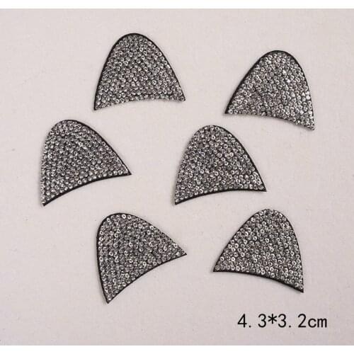 Smiley face Rhinestones Patches Hotfix Strass Motifs Crystal Applique badges For Jeans Clothing Decorations patch for shoe bag