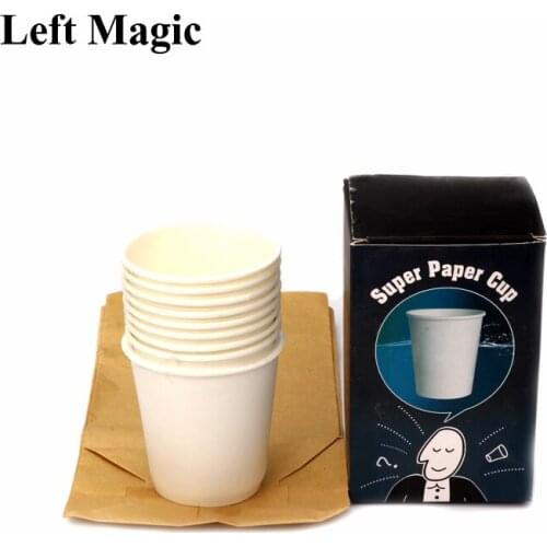 Super Paper Cup Magic Tricks Cup Appear From Bag Magic Props Paper Comedy Stage Close Magic Street Magic Show G8134