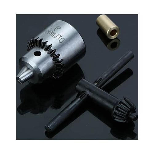 0.3-4mm Drill Chuck with Wrench and 3.1mm Bushing Connecting Shaft