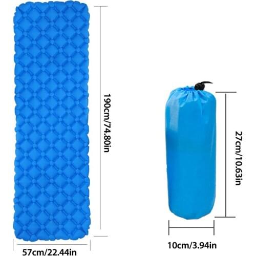 Camping Air Mat Ultralight Inflatable Mattress In Tent Hiking Trekking Portable Travel Folding Bed Sleeping Pad for Outdoor
