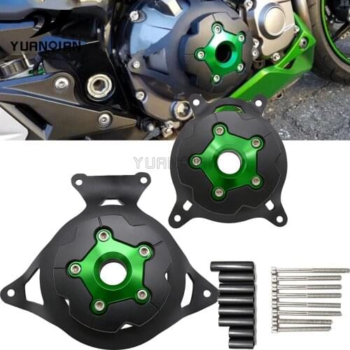 For KAWASAKI Z750 2007-2012 Motorcycle Accessories Parts Engine Stator Cover Engine Protective Cover Protector Z800 2013-2016