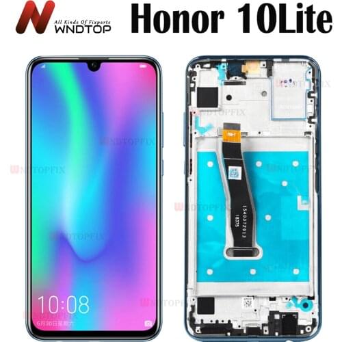 100% Tested Display For Huawei Honor 10 Lite LCD Touch Screen Global Version 6.21"For Huawei HRY-LX1 HRY-LX2 HRY-L21 LCD Display