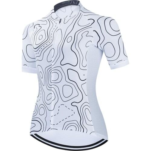 2021 Maapful Womens Summer Breathable Cycling Jersey White Short Sleeve Pink Shirt Cycling Clothing Road Racing Bicycle Wear