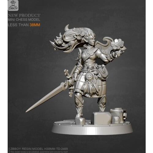 38mm Resin model kits DIY figure self-assembled TD-2769