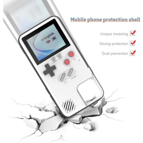Playable Gameboy Case For IPhone 12 11 Nostalgia Phone Protective Case For Apple 12 Mini/pro/pro Max Case Retro Game Boy Cover